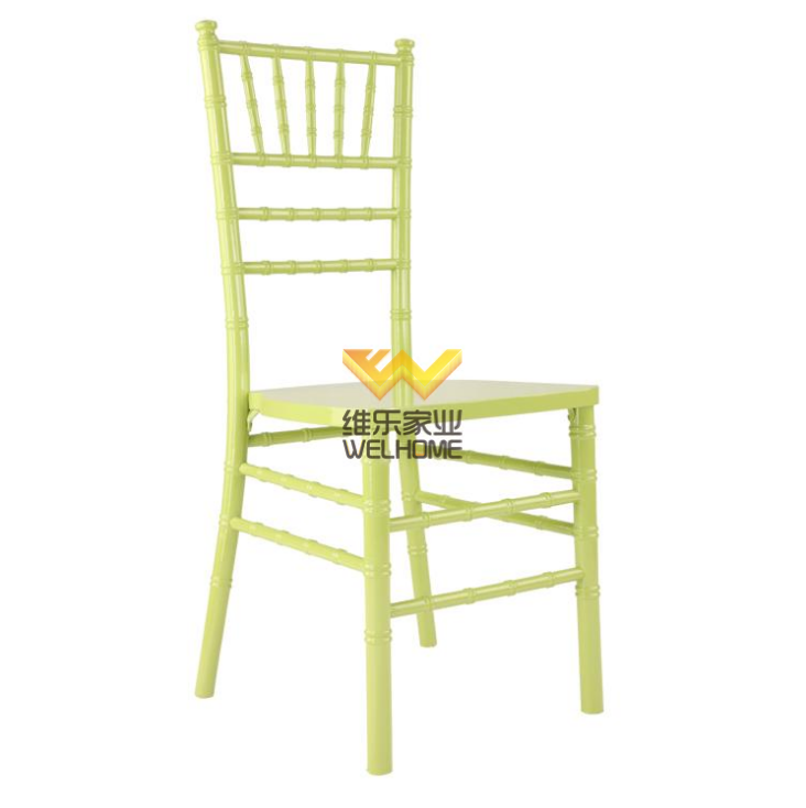 Green wooden chiavari chair for wedding/event